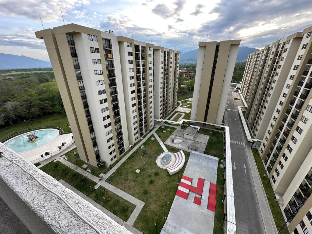 Apartamento con piscina