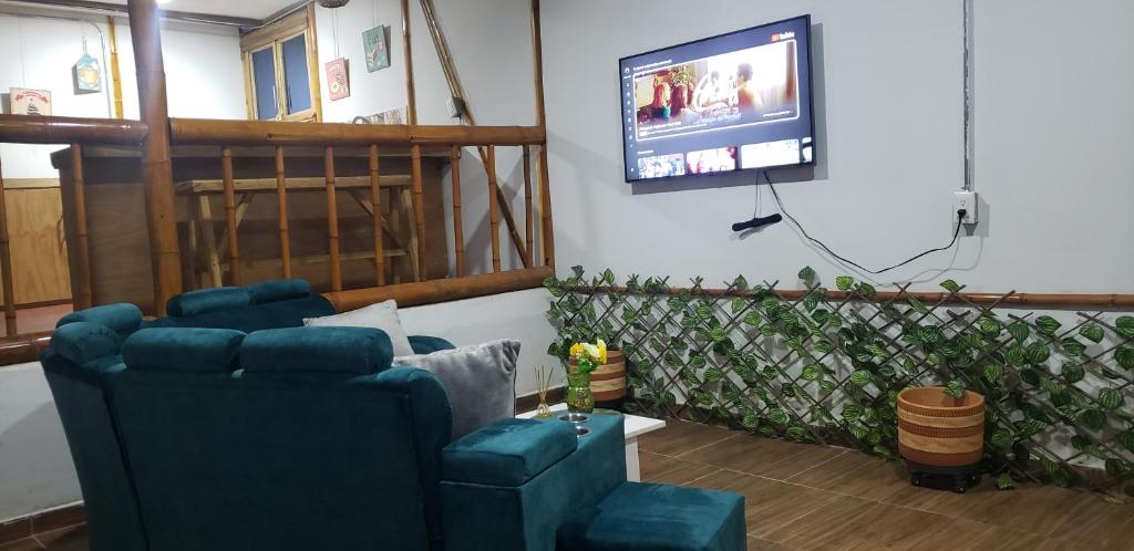 Cabaña Colibries con Parqueo gratis en Calarca