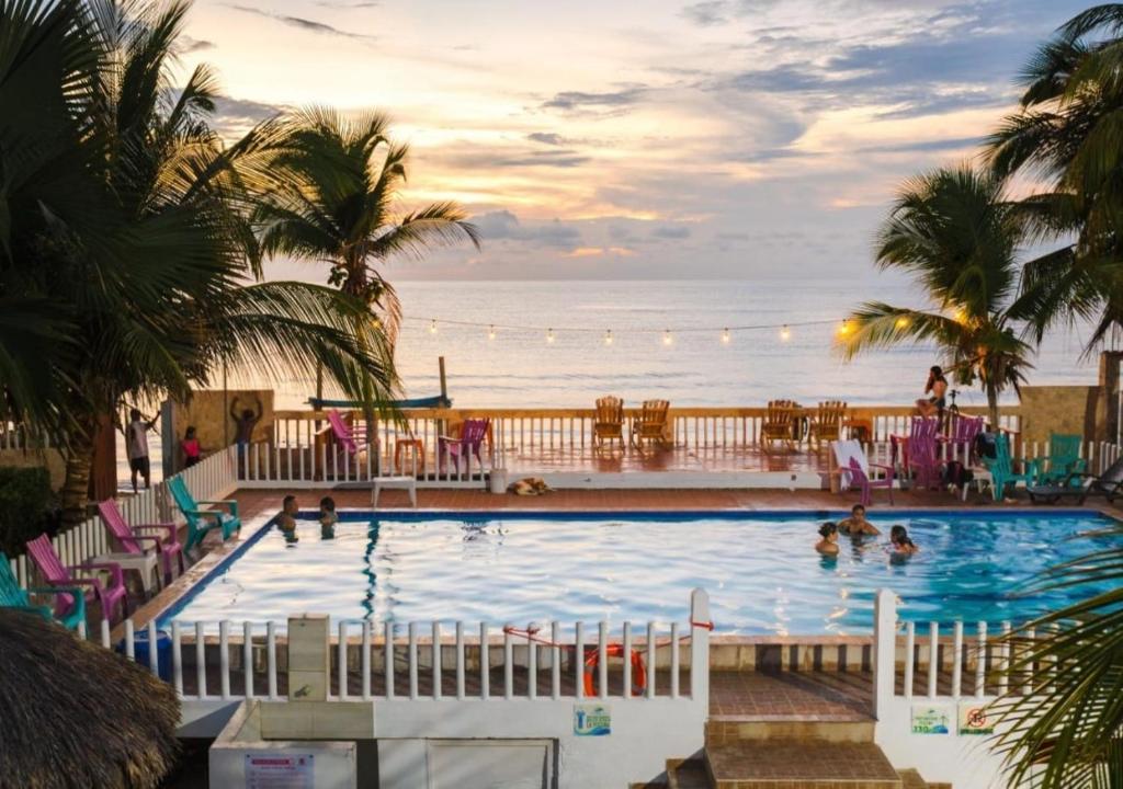 Cabaña en condominio frente al mar #10