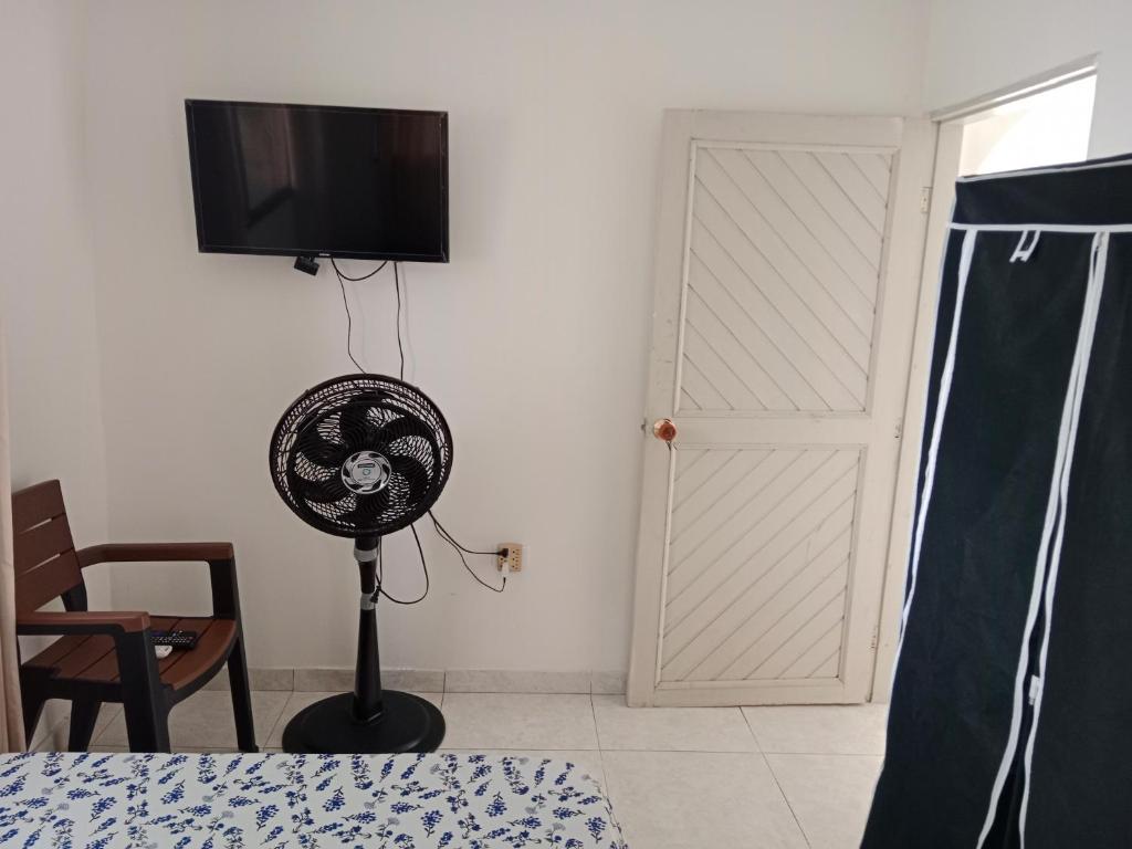 Habitación con aire y piscina