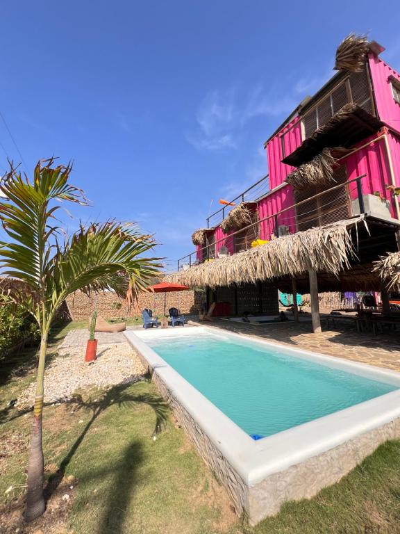 Surf Mojarra Beach Habitación privada con vista al mar